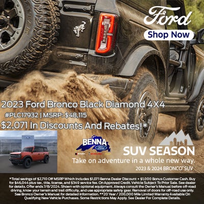 2023 Ford Bronco Black Diamond 4X4