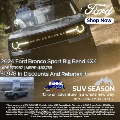 2024 Ford Bronco Sport Big Bend 4X4